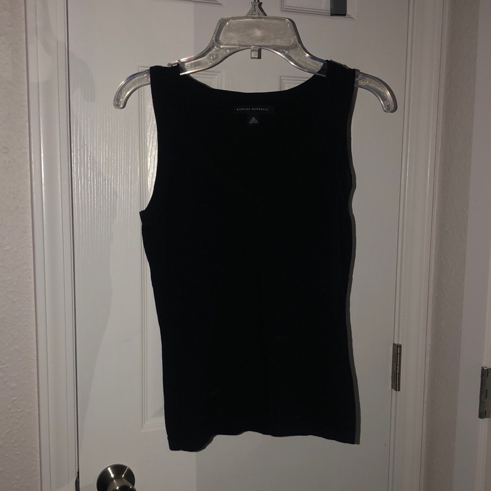 Black tank top